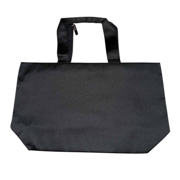 Victoria Secret NWT Holiday 2024 black rhinestone logo tote - Picture 2 of 9